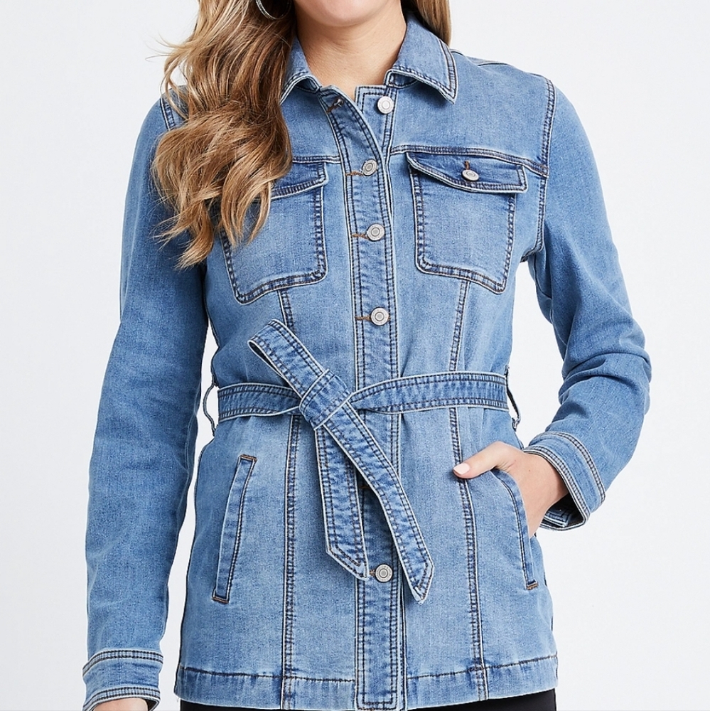 Maurices Denim Jacket NWT Size L